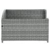 Dog Bed, Pet Bed, Pet Enclosures, Pet Outdoor Furniture, Pet Patio Furniture, Seasonal PE Wicker Pet Furniture, Dog Bed With Cushion