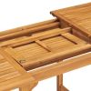 7 Piece Patio Dining Set Solid Teak Wood