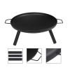 Furnace round utility grill fire pit heating stove simple cauldron outdoor bonfire yard