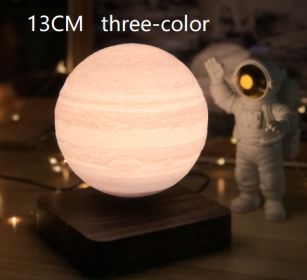 Magnetic Levitation Table Lamp Moon Light 3D Printing Planet Night Light (Option: Jupiter dark-EU)