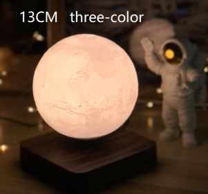 Magnetic Levitation Table Lamp Moon Light 3D Printing Planet Night Light (Option: Mars dark-UK)