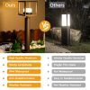 Outdoor Pathway LED Lights Lantern 23.6 IN IP44 Waterproof Garden Modern Landscape Lighting