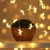 1 Roll Of Moon String Lights; Mini Star Fairy Lights For Patio Garden; Wedding Garden Decoration; Party Festival Lights; Ramadan Decorations Light