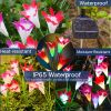 Lily Flower Multi-Color Changing LED Solar Garden Lights