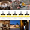 50FT LED Construction String Lights, 50W 7000lm Outdoor String Work Light Temporary Lighting, ETL Listed (50 ft)